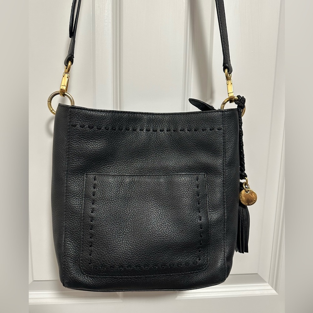 Cole Haan leather bucket bag